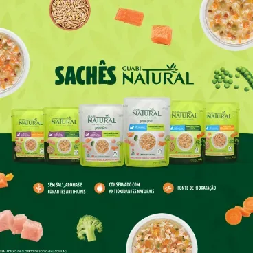 Racao Umida Guabi Natural Grain Free Caes Adultos Salmao Frango e Vegetais 4